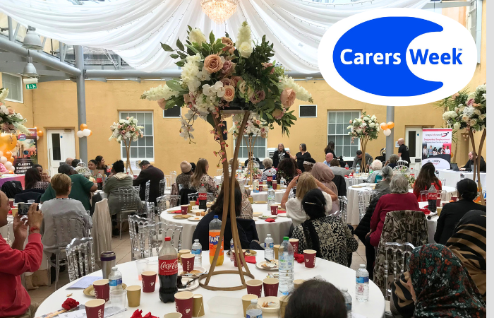 Gathering at Ditton Manor for Carers week 2024