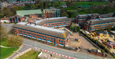 Aerial image of St Martins Place