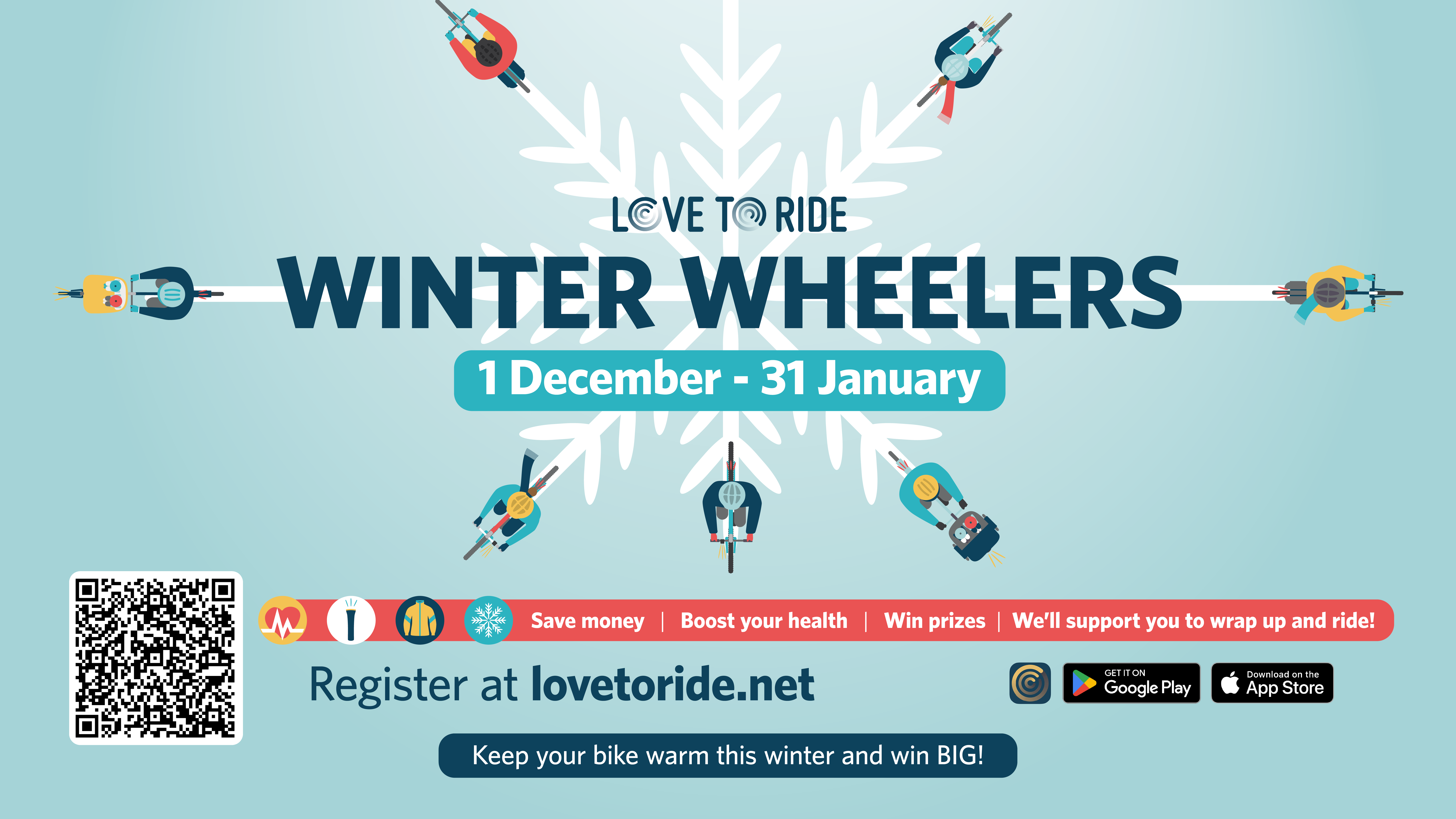 Winter wheelers poster