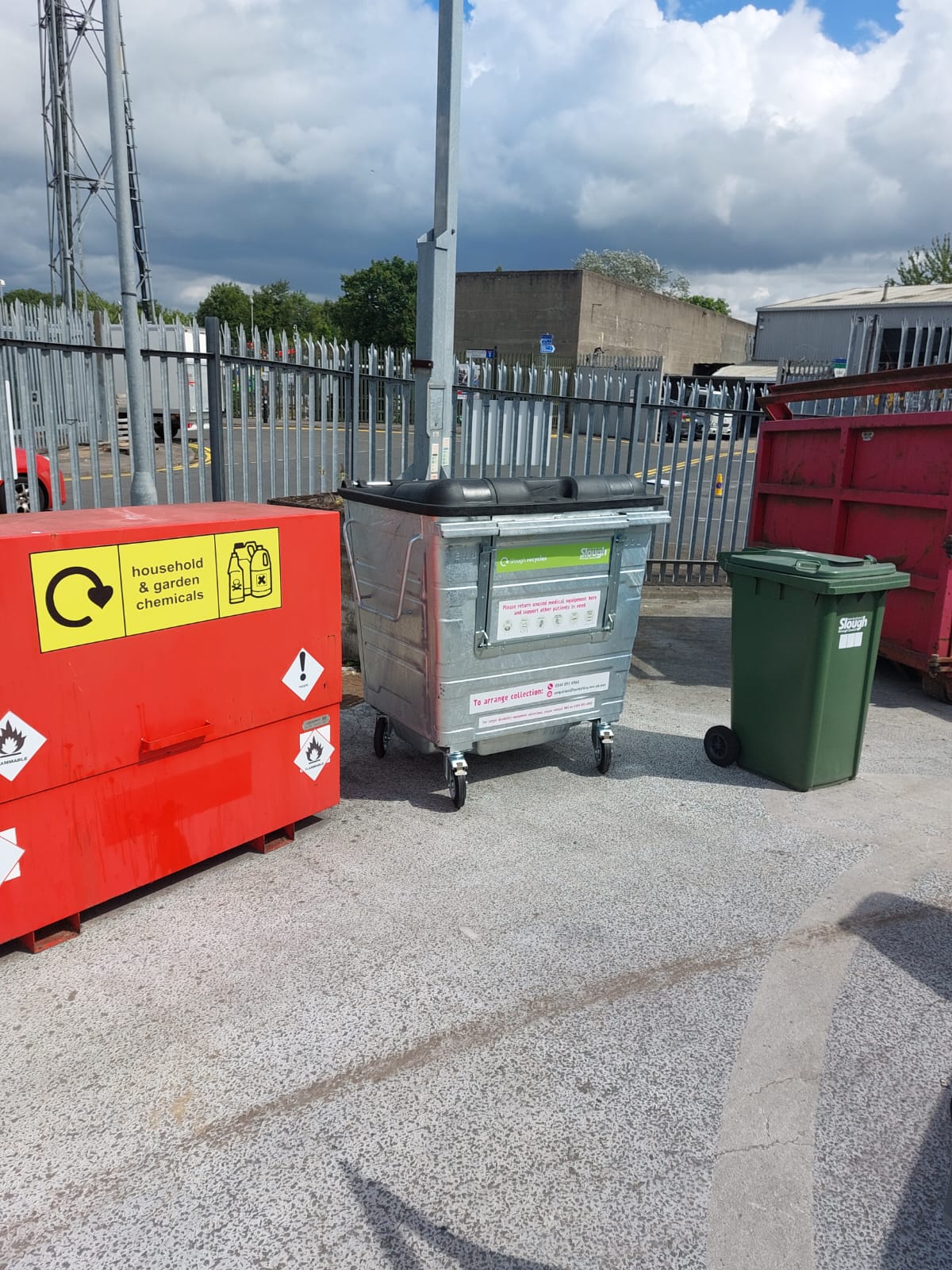 Community equipment container based at Chalvey HWRC