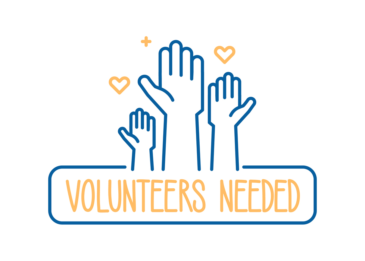 Volunteers needed graphic